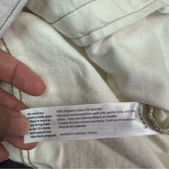 Eileen Fisher Women’s White Denim Jacket Size 2X - Picture 10 of 10